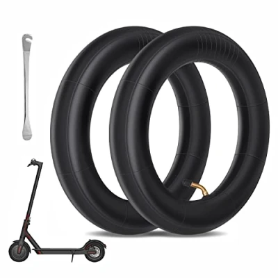 Abbildung von Yungeln 2 Stück 8,5 Zoll Doppelte Stärke Scooter Schlauch 8 1 / 2x2 Ersatzreifen mit Winkelventil 45 inkl. kompatibel für Xiaomi 1S M365 Pro Elektro