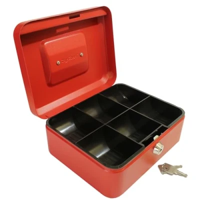 Abbildung von Geldkassette (20,3 cm) rot