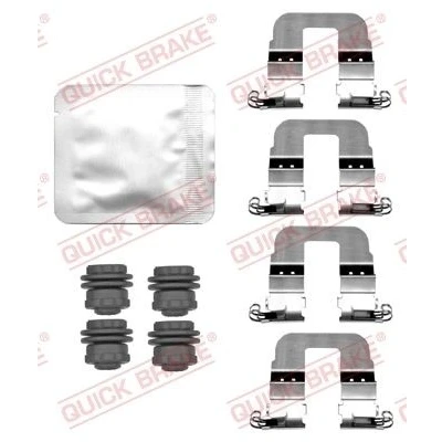Abbildung von QUICK BRAKE 109 0106 Zubehörsatz, Scheibenbremsbelag HONDA: HR V II, CIVIC 10