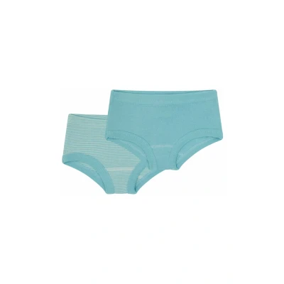 Abbildung von loud + proud 2 PACK Slip für Kinder, Größe: 122/128, Lagoon