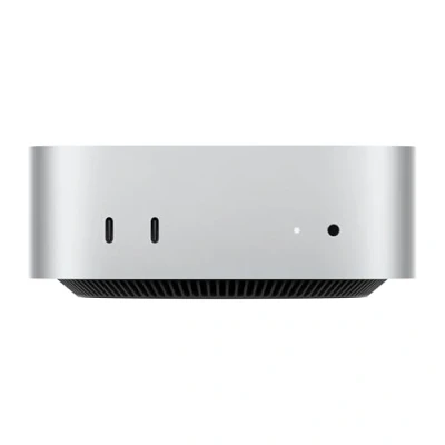 Abbildung von Apple Mac Mini Desktop Computer mit M4 Chip 10 Core CPU und GPU: 16 GB gemeinsamer Arbeitsspeicher, 256 SSD Speicher, Gigabit Ethernet. Funktioniert iPhone/iPad