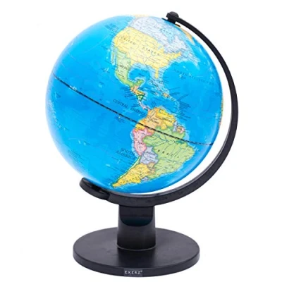 Abbildung von Exerz 25cm Schülerglobus Englische Karte Globus Bildung Drehbarer Pädagogische/Geografische Lehrmaterial Globen Politische Durchmesser