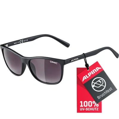 Abbildung von ALPINA JAIDA Verspiegelte und Bruchsichere Sonnenbrille Mit 100% UV Schutz Für Erwachsene, black matt, One Size