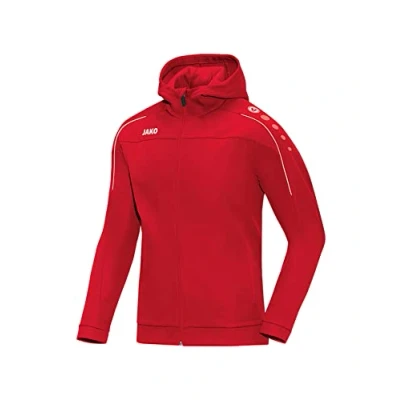 Abbildung von JAKO Kinder Basic kapuzen jacke Classico, rot, 164, 6850