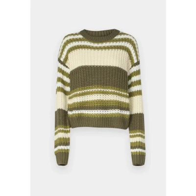 Abbildung von Noisy May Nmcharlie Strickpullover, Damen, Größe: XS, Green