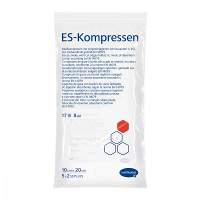 Abbildung von Es kompressen steril 10x20 cm 8fach