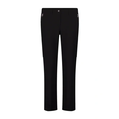 Abbildung von Betty Barclay Casual MIT Reissverschluss Stoffhose, Damen, Größe: 34, Schwarz