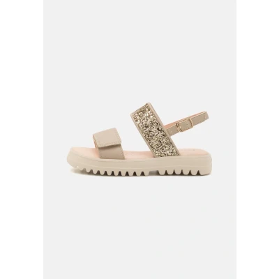 Abbildung von Geox Coralie Riemensandalette für Kinder, Größe: 30, Beige/platinum Schuhe