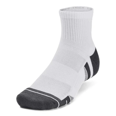 Abbildung von Under Armour Performance Tech Quarter Tennissocken Weiß, Größe 36.5 42