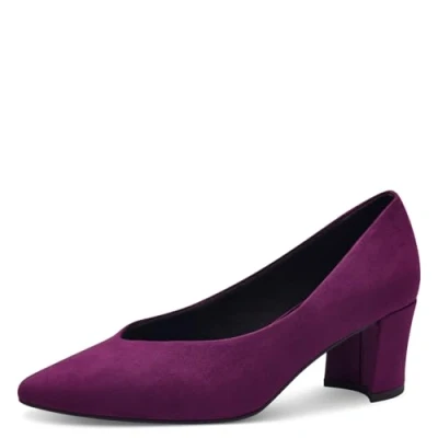 Abbildung von MARCO TOZZI Damen Pumps Spitz Vegan, Rosa (Grape), 39 EU