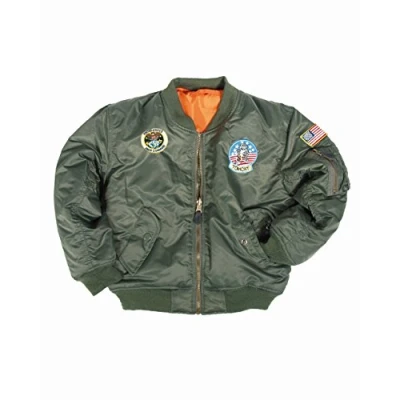 Abbildung von Mil Tec Unisex Kinder Cwu Abz Jacke, Oliv, 116 EU