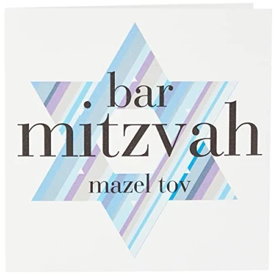 Abbildung von Claire Giles Toast Big Blue Star of David Mitzvah Bar,