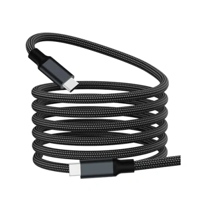 Abbildung von USB 4 Kabel 100W, 1.5M magnetisches C Kabel, Support Display 8K@60HZ, 4K@144HZ 20Gpbs Datenübertragung, auf für phone 15Pro/15ProMax, Mac_Books, Hub Docking Station