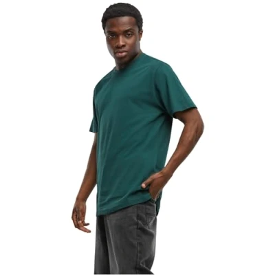Abbildung von Build Your Brand Herren T Shirt Round Neck, Männer Basic mit Rundhalsausschnit, Regular Fit, Baumwolle, Gardengreen, 5XL