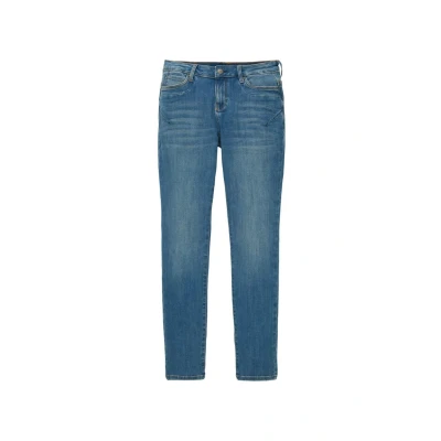 Abbildung von TOM TAILOR Damen 1038347 Tapered Relaxed Jeans, 10119 Used Mid Stone Blue Denim, 25/30