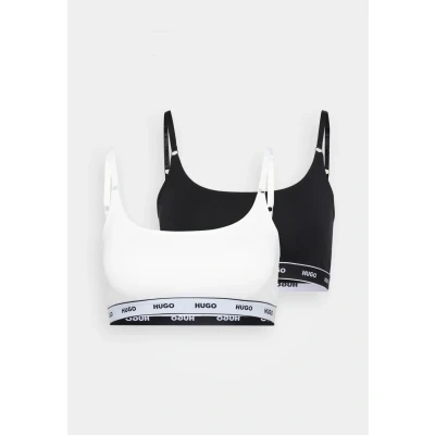 Abbildung von HUGO Bralette 2 PACK Bustier, Damen, Größe: Small, Open white