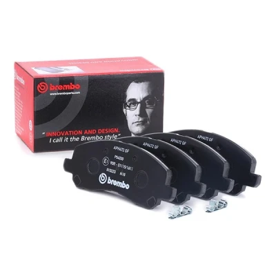 Abbildung von BREMBO P 54 030 Bremsbelagsatz mit akustischer Verschleißwarnung ohne Zubehör MITSUBISHI: Lancer 8, 8 Limousine, ASX Off Road