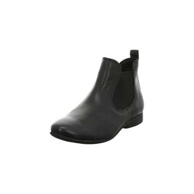 Abbildung von Think! Damen Guad2 Nachhaltige Leder Gefütterte Chelsea Boots, 0000 Schwarz, 40 EU