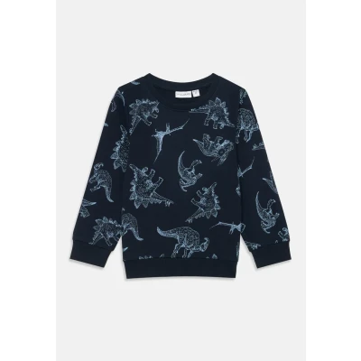 Abbildung von Name It Sweatshirt »NMMVARON für Jungen mit Alloverprint und Rippbündchen«, bedruckt, casual, regular fit, Baumwolle, Rundhals