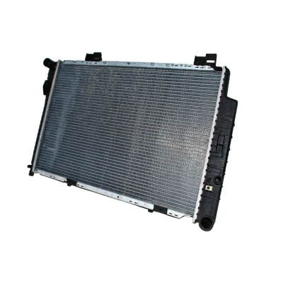 Abbildung von THERMOTEC D7M009TT Kühler, Motorkühlung Aluminium, Kunststoff 419 617 32 Schaltgetriebe Kühlrippen gelötet MERCEDES BENZ: SLK, C Class Saloon