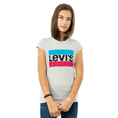 Abbildung von Levi&#039;s Sportswear LOGO TEE Tshirt print für Kinder, Größe: 104, Grey heather