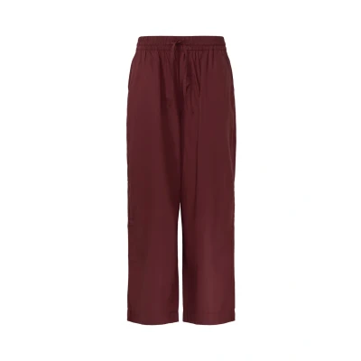Abbildung von s.Oliver Culotte MIT Elastikbund UND Eingrifftaschen Stoffhose, Damen, Größe: 42, Bordeaux