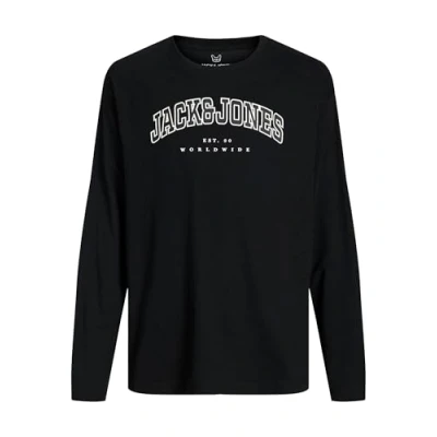 Abbildung von Jack &amp; Jones Junior Rundhalsshirt »JJECALEB VARSITY TEE LS O NECK SN JNR«