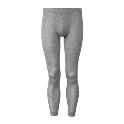 Abbildung von CALIDA Herren Wool &amp; Silk bukser Thermounterw sche Unterteil, Platin Melé, 52 54 EU
