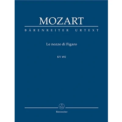 Abbildung von Le nozze di Figaro KV 492 Opera buffa in vier Akten . Studienpartitur, Urtextausgabe
