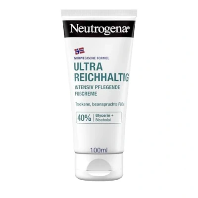 Abbildung von Neutrogena Norwegische Formel Reichhaltige Fußcreme (100 ml), Fußpflege Creme für 24h Feuchtigkeit &amp; Pflege, intensive Feuchtigkeitscreme sehr trockene und beanspruchte Füße