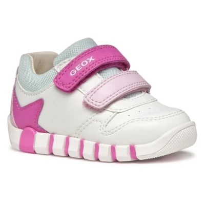 Abbildung von Geox Lauflernschuh »B IUPIDOO GIRL«, Sneaker, Klettschuh, Mädchenschuh mit großem Stern an der Ferse