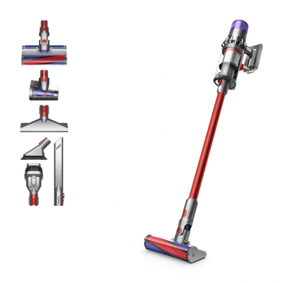 Abbildung von DYSON Akku Hand und Stielstaubsauger »V11™ Fluffy (Nickel/Rot)«