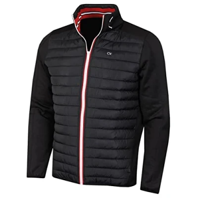 Abbildung von Calvin Klein Herren CK Hybrid Insulate Leichte Jacke Schwarz/Rot M