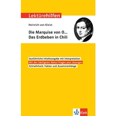 Abbildung von Klett Lektürehilfen Heinrich von Kleist, Die Marquise O… Das Erdbeben in Chili: Interpretationshilfe für Oberstufe und Abitur