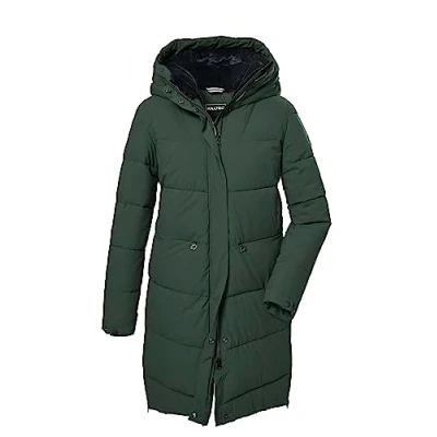Abbildung von killtec Damen Steppparka/Parka in Daunenoptik mit Kapuze KOW 16 WMN QLTD PRK, dunkelgrün, 46, 39697 000