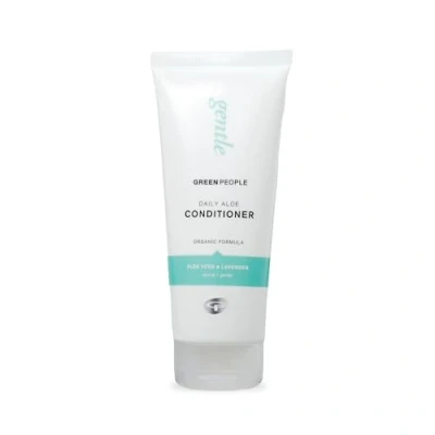 Abbildung von Green People Aloe Conditioner f. jeden Tag 200ml Natur&amp;Bio Vera Sanfter d. Familie, regelm. Anwendung Jeder Haartyp Silikon u. SLS frei Tierleidfrei vegan