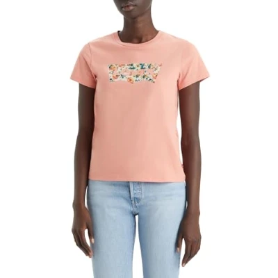 Abbildung von Levi&#039;s THE Perfect TEE Tshirt print, Damen, Größe: XXS, Kinsley terra cotta