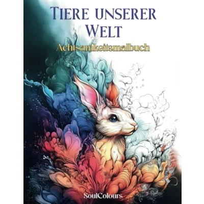 Abbildung von Tiere unserer Welt ein Malbuch für Kinder, Jugendliche und Erwachsene: Das perfekte Ausmalbuch Achtsamkeit, Ruhe Tierliebhaber