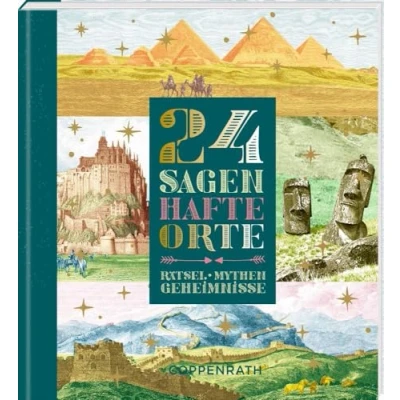 Abbildung von Adventskalenderbuch zum Aufschneiden 24 SAGENhafte Orte: Rätsel, Mythen, Geheimnisse