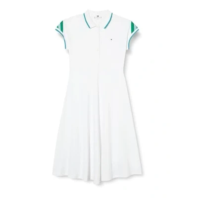 Abbildung von Tommy Hilfiger POLO Dress Freizeitkleid, Damen, Größe: Small, Th optic white