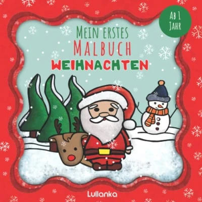 Abbildung von Mein erstes Malbuch Weihnachten: Weihnachtsbuch Kinder ab 1 Jahr