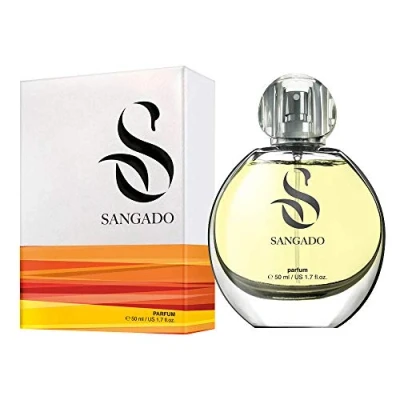Abbildung von SANGADO Gardenia Parfüm für Damen, 8 10 Stunden Langanhaltend, Luxuriös Duftendes, Blumiges, Zarte französische Essenszen, Extra konzentriert (Parfüm), 50 ml Spray