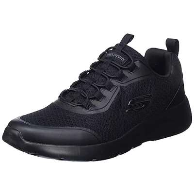 Abbildung von Skechers Herren 894133 BBK Sneaker, Black Mesh/Synthetic/Black Trim, 39 EU