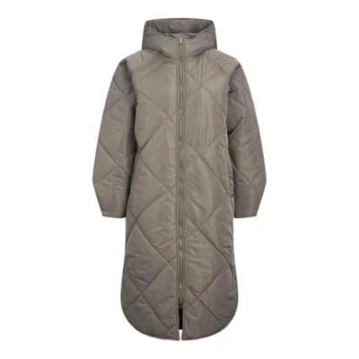 Abbildung von JJXX Jxsienna Quilted HOOD Wintermantel, Damen, Größe: Small, Morel