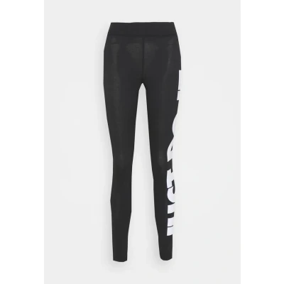 Abbildung von Nike Sportswear W NSW Essntl Lggng JDI HW Leggings Hosen, Damen, Größe: XS, Black/(white)
