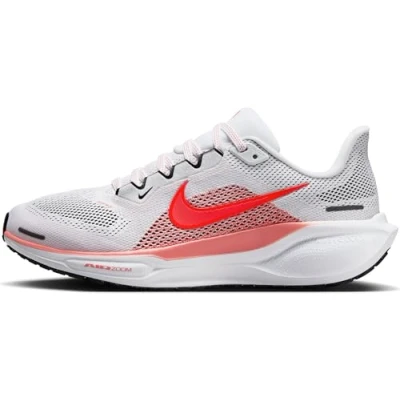 Abbildung von Nike Performance AIR ZOOM Pegasus 41 Laufschuh Straße, Damen, Größe: 38.5, White/bright crimson/magic ember/black Schuhe