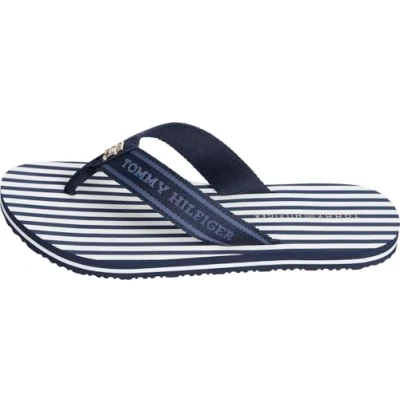 Abbildung von Tommy Hilfiger Badesandale, Damen, Größe: 40, Blue/white Schuhe