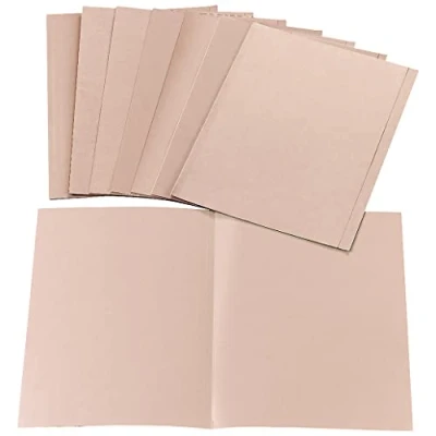 Abbildung von Q Connect Schnellhefter, quadratisch, 170 g/m², Kanzleipapier, Braun, 100 Stück
