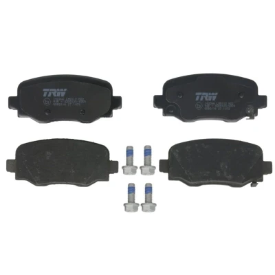 Abbildung von TRW GDB2116 Bremsbelagsatz mit akustischer Verschleißwarnung Bremssattelschrauben Zubehör JEEP: Renegade Off Road, Compass, FIAT: 500X