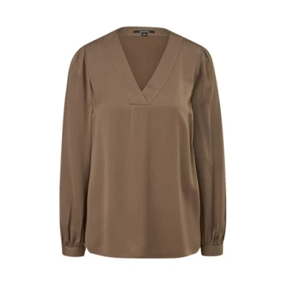 Abbildung von comma Bluse, Damen, Größe: 36, Cognac